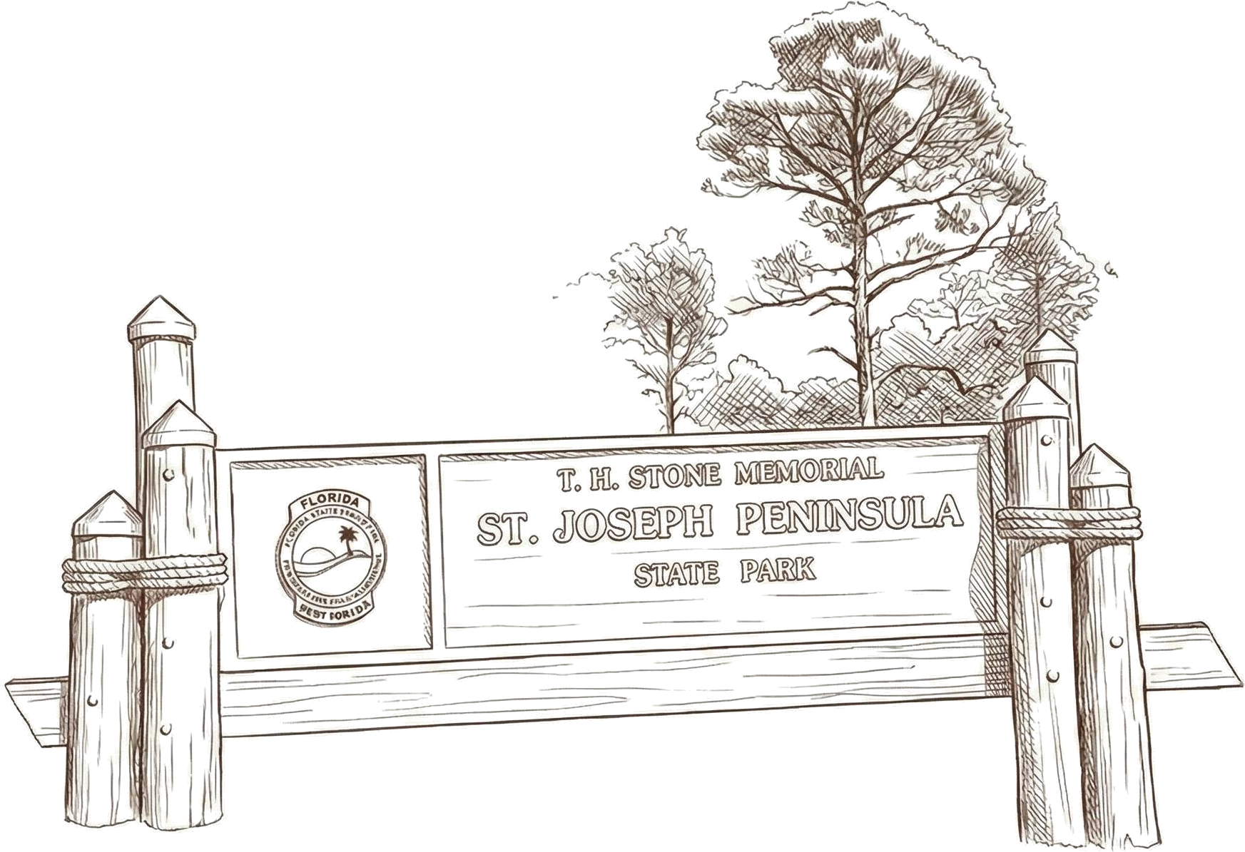 St. Joseph Peninsula State Park Sketch